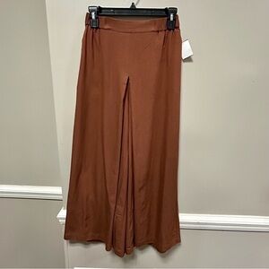 Lost + Wander Sz XS NWT Brown Wide-Leg Pants Anthropologie